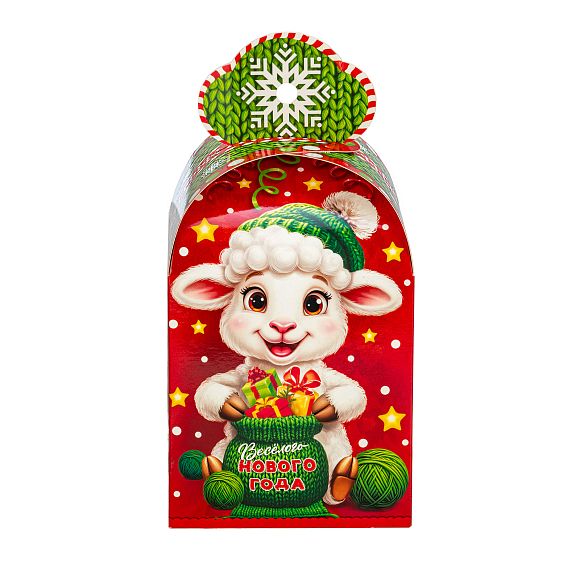 Сладкий новогодний подарок Вкусный новогодний подарок «Белые барашки»