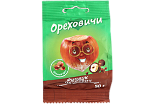 Драже Фундук в мол. шок. глазури 50 гр КДВ