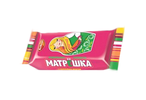 Конфета Матрешка с ореховым вкусом