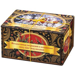 Новогодний подарок Посылка Черный Бархат